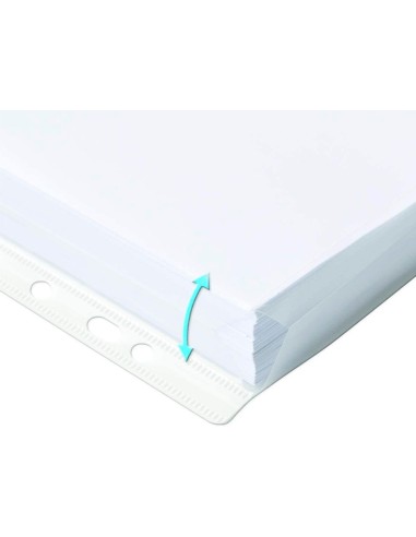 FUNDA MULTITALADRO Q C/C/FUELLE DIN A4 PVC 180 MICRASBOLSA 5 KF00138