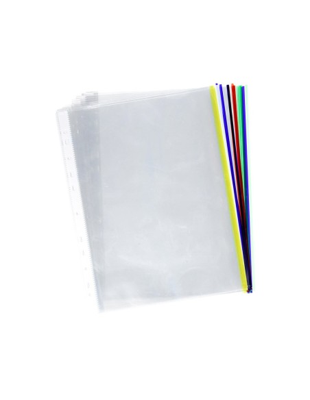 FUNDA MULTI.Q-CON A4 70 MC CRISTAL C/BORDE COL.SURT.BOLSA 25 KF18061