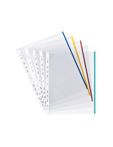 FUNDA MULTI.Q-CON A4 70 MC CRISTAL C/BORDE COL.SURT.BOLSA 25 KF18061