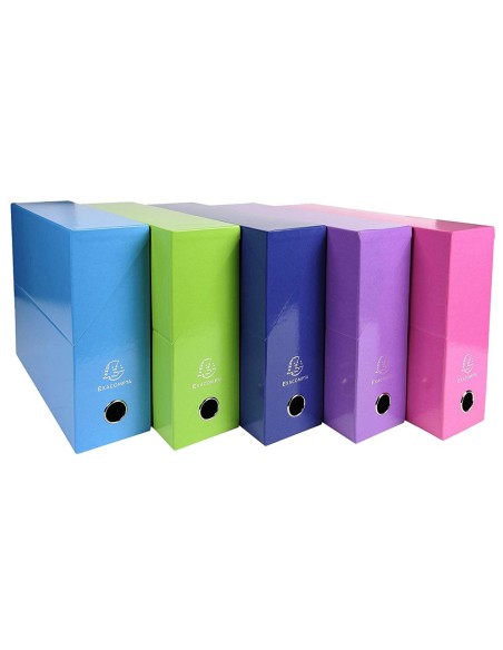 CAJA TRANSFERENCIA EXACOMPTA IDERAMA A4 L90 MM SURT.