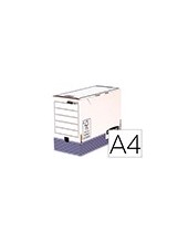 CAJA ARCHIVO DEFINITIVO FELLOWES A4 CARTON RECICL 100% 150MM AUTO AZ. 2