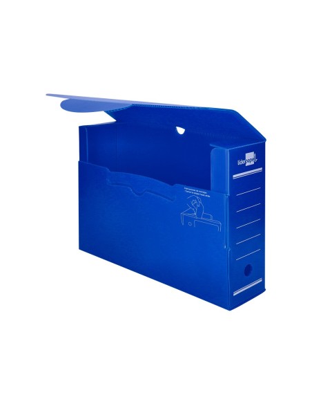 CAJA ARCHIVO DEFINITIVO PLASTICO AZUL TAMAÑO 36X26X10 CM