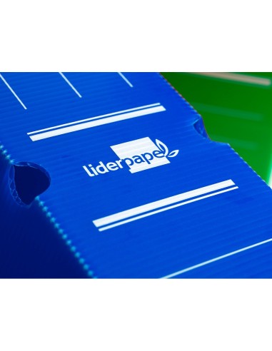 CAJA ARCHIVO DEFINITIVO PLASTICO AZUL TAMAÑO 36X26X10 CM