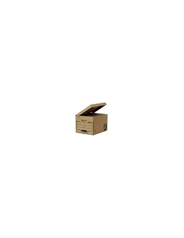 CAJON FELLOWES CARTON RECICLADO 4 CAJAS ARCHIVO 80MM