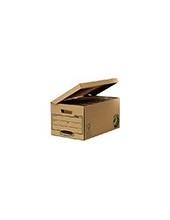 CAJON FELLOWES CARTON RECICLADO CAP. ARCHIVADORES 6UD. 80MM 2