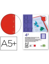 SEP.ALFABETICO PLASTICO A-Z 4º