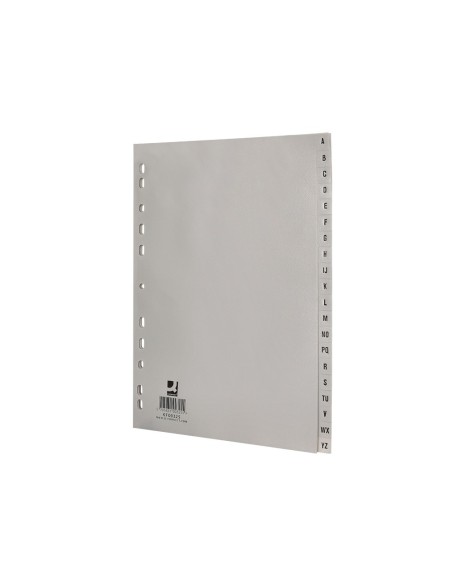 SEP.ALFABETICO Q-CON.PLASTICO A-Z DIN A4 MULTITAL.