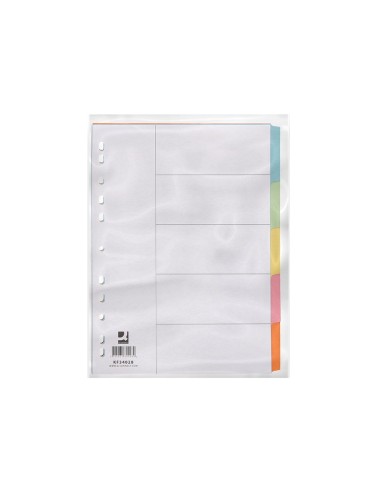 SEP.Q-CONNECT CARTULINA JUEGO 5 SEP.DIN A4 MULTITAL.