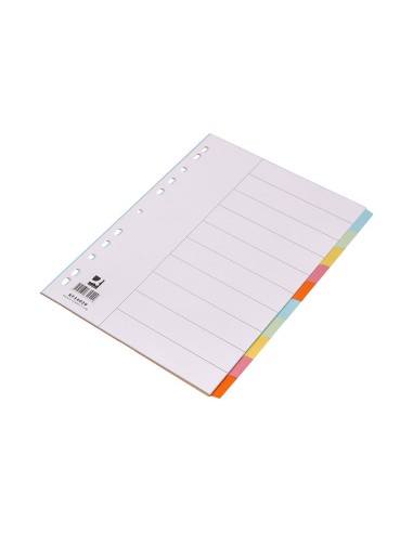 SEP.Q-CONNECT CARTULINA JUEGO 10 SEP.DIN A4-MULTITAL.