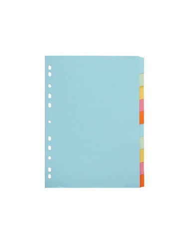 SEP.Q-CONNECT CARTULINA JUEGO 10 SEP.DIN A4-MULTITAL.