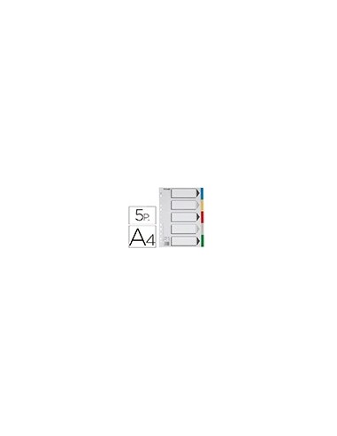 SEPARADOR ESSELTE PLASTICO JUEGO 5 SEPARADORES A4 5 COL.MULTITALADRO SEPARADOR ESSELTE PLASTICO JUEGO 5 SEPARADORES A4 5 COL.MULTITALADRO