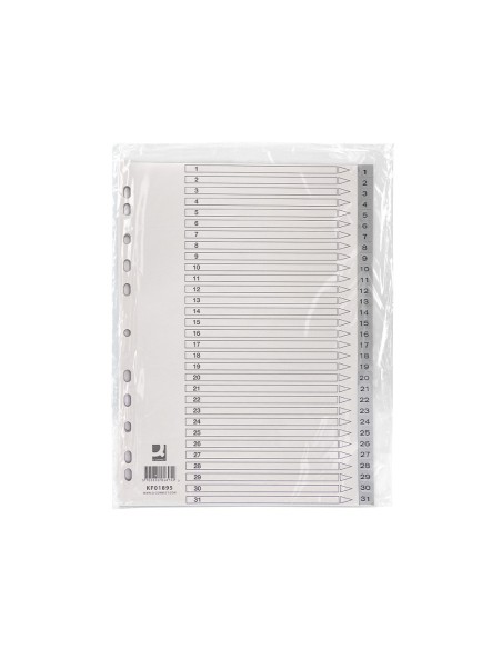 SEP.NUMERICO Q-CON.PLASTICO 1-31 JUEGO 31 SEP.A4 MULTITALADRO