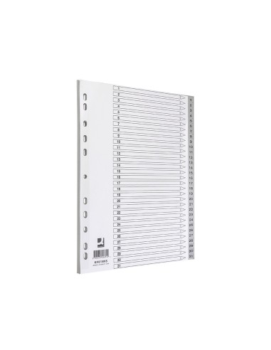 SEP.NUMERICO Q-CON.PLASTICO 1-31 JUEGO 31 SEP.A4 MULTITALADRO