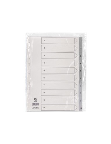 SEP.NUMERICO Q-CON.PLASTICO 1-10 JUEGO 10 SEP.A4 MULTITALADRO