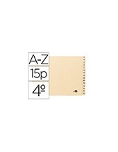 INDICE ALFABETICO  CLASIFICADOR CARTULINA ARCHIVADOR A5 APAISADO 2