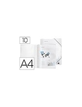 CARPETA ESCAPARATE C/ESP.10 FUNDAS PP.A4 TPTE. 2