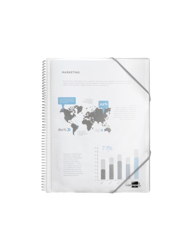 CARPETA ESCAPARATE C/ESP..40 FUNDAS PP.A4 TPTE.