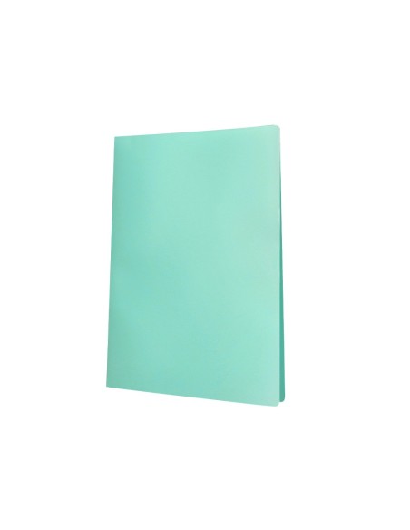 CARPETA ESCAPARATE 10 FUNDAS PP A4 VE.MANZANA OPACO