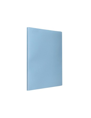 CARPETA ESCAPARATE 20 FUNDAS PP.A4 CELESTE OPACO