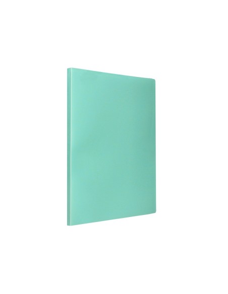 CARPETA ESCAPARATE 40 FUNDAS PP.A4 VE.MANZANA OPACO