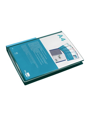 CARPETA PERSONALIZA 40 FUNDAS PP. A4 VE. TRANS.PORTADA LOMO