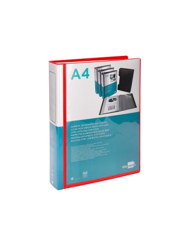 CARPETA PERSONALIZA 100 FUNDAS PP.DIN A4 RJ. TRANS.CAJETIN