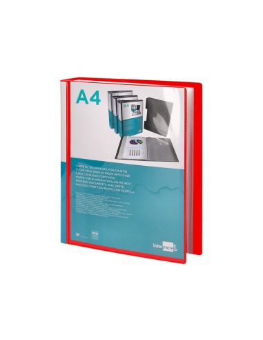 CARPETA PERSONALIZA 100 FUNDAS PP.DIN A4 RJ. TRANS.CAJETIN