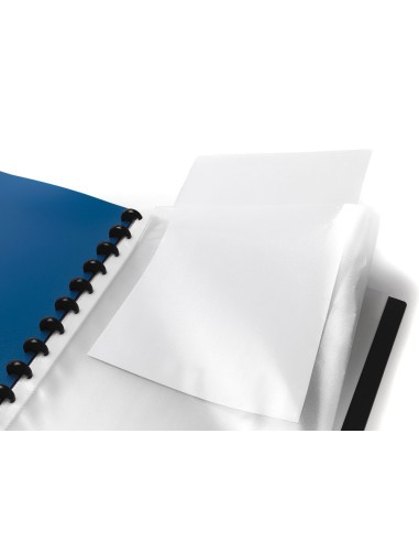 CARPETA LIDERPAPEL A4 40 FUNDAS INTERC.5 SEP Y GOMILLA LOMO PERSO.NG.