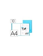 CARPETA ESCAPARATE 10 FUNDAS PP A4 AZ.FROSTY 2