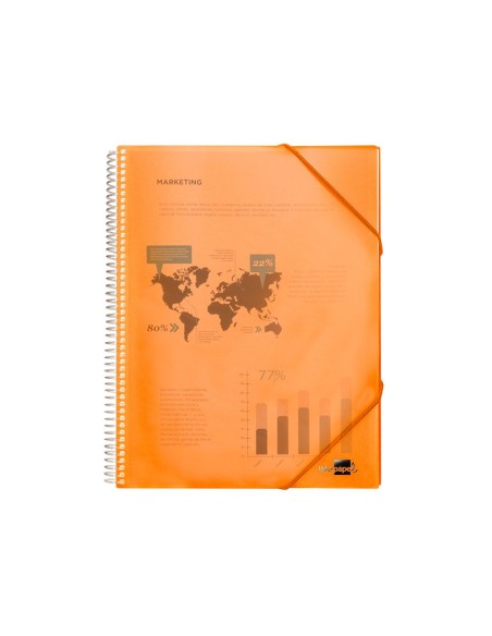 CARPETA ESCAPARATE C/ESP.60 FUNDAS PP A4 NJ.