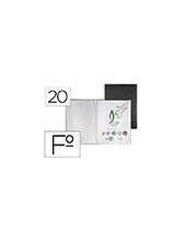 CARPETA ESCAPARATE 20 FUNDAS PVC FL.NG.OPACO 2