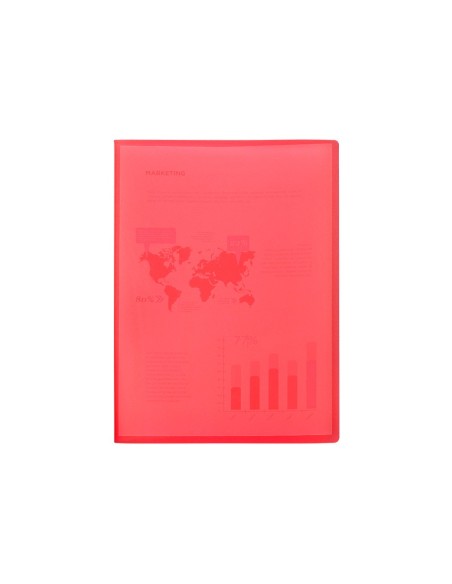 CARPETA  ESCAPARATE 40 FUNDAS PP. A3 RJ. TRANSLUCIDO