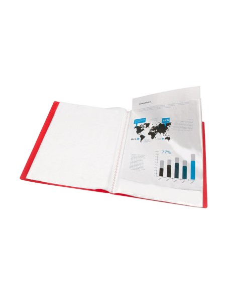 CARPETA  ESCAPARATE 40 FUNDAS PP. A3 RJ. TRANSLUCIDO