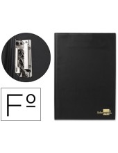 CARPETA MINICLIPS INTERIOR PLASTICO FL.NEGRO