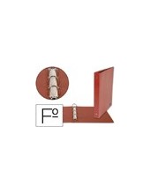 CARPETA 4 A 25 MM CARTON CUERO FL. 2