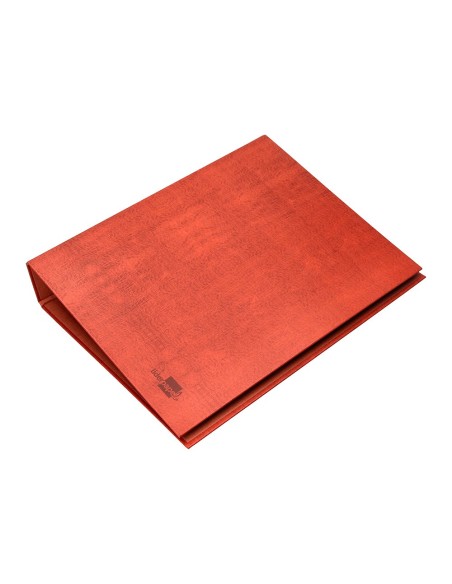 CARPETA 2 A 40 MM MIXTAS C.FORRADO CUERO FL.