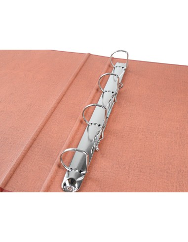 CARPETA 4 A 25 MM MIXTAS C.FORRADO CUERO FL.