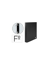 CARPETA 2 A 25 MM MIXTAS C.FORRADO PAPER FL.NEGRA 2