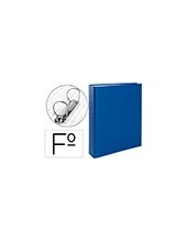 CARPETA 2 A 40 MM MIXTAS C.FORRADO PAPER FL.AZUL 2