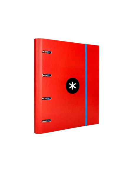 CARPETA RECAMBIO Y SOLAPA ANTARTIK A4 CUADRO 5MM FORR.4A.RED.40MM RJ.