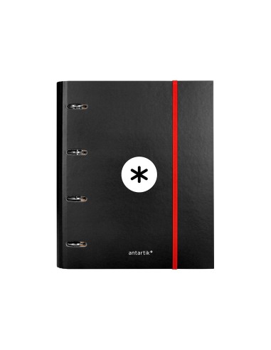 CARPETA RECAMBIO Y SOLAPA ANTARTIK A4 CUADRO 5MM FORR.4A.RED.40MM NG.