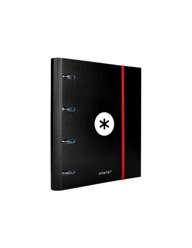 CARPETA RECAMBIO Y SOLAPA ANTARTIK A4 CUADRO 5MM FORR.4A.RED.40MM NG.