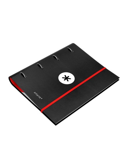 CARPETA RECAMBIO Y SOLAPA ANTARTIK A4 CUADRO 5MM FORR.4A.RED.40MM NG.