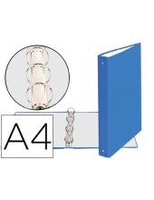 CARPETA 4A.30MM REDONDAS EXACOMPTA A4 CARTON FORRADO AZ.CLARO 51471E