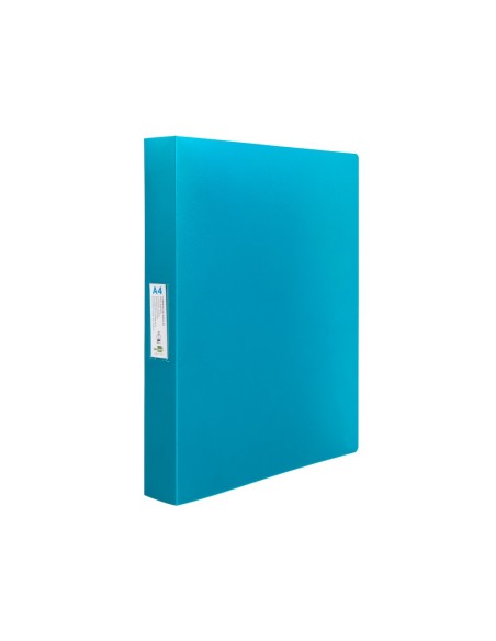 CARPETA 4 ANILLAS 25MM MIXTAS PP. A4 CEL. OPACO