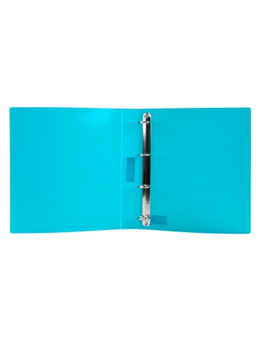 CARPETA 4 ANILLAS 25MM MIXTAS PP. A4 CEL. OPACO