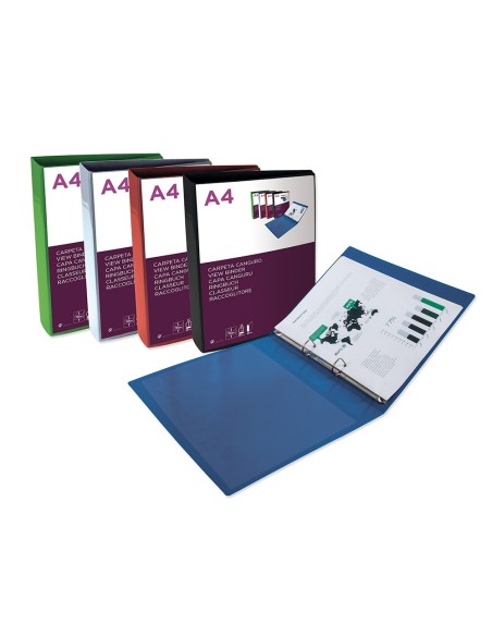 CARPETA  2AN.25MM MIXTAS PP.A4 RJ. TRANSLUCIDO