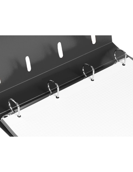 CARPETA RECAMBIO  A4 5MM 100H. 80G PP. 4AN.MIXTAS 25MM NG.