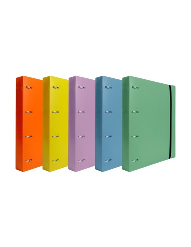 CARPETA RECAMBIO  A4 5MM 100H. 80G PP. 4AN.25MM VE.