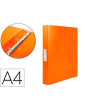 CARPETA BEAUT.4 A 25 MM MIXTAS 43431 PP DIN A4 NARANJA SERIE FROSTY